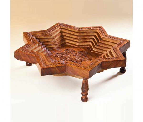 Obstschale "Stern", ca 30 cm.