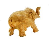 Elefant, einfach geschnitzt, R&uuml;ssel hoch, 2,5 cm