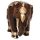 Elefant, geschmückt, dunkel, 7,5 cm