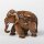 Elefant, geschm&uuml;ckt, dunkel, 10 cm