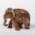 Elefant, geschmückt, dunkel, 10 cm