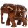 Elefant, geschmückt, dunkel, 10 cm