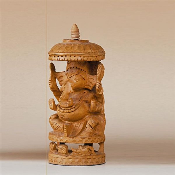 Ganesha auf Thron, 12,5 cm