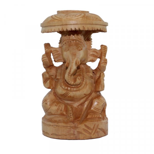Ganesha auf Thron, 10 cm