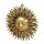 Sonne aus Messing, ca  20 cm
