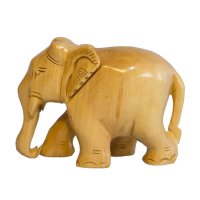 Elefant mit R&uuml;ssel nach unten, 10 cm